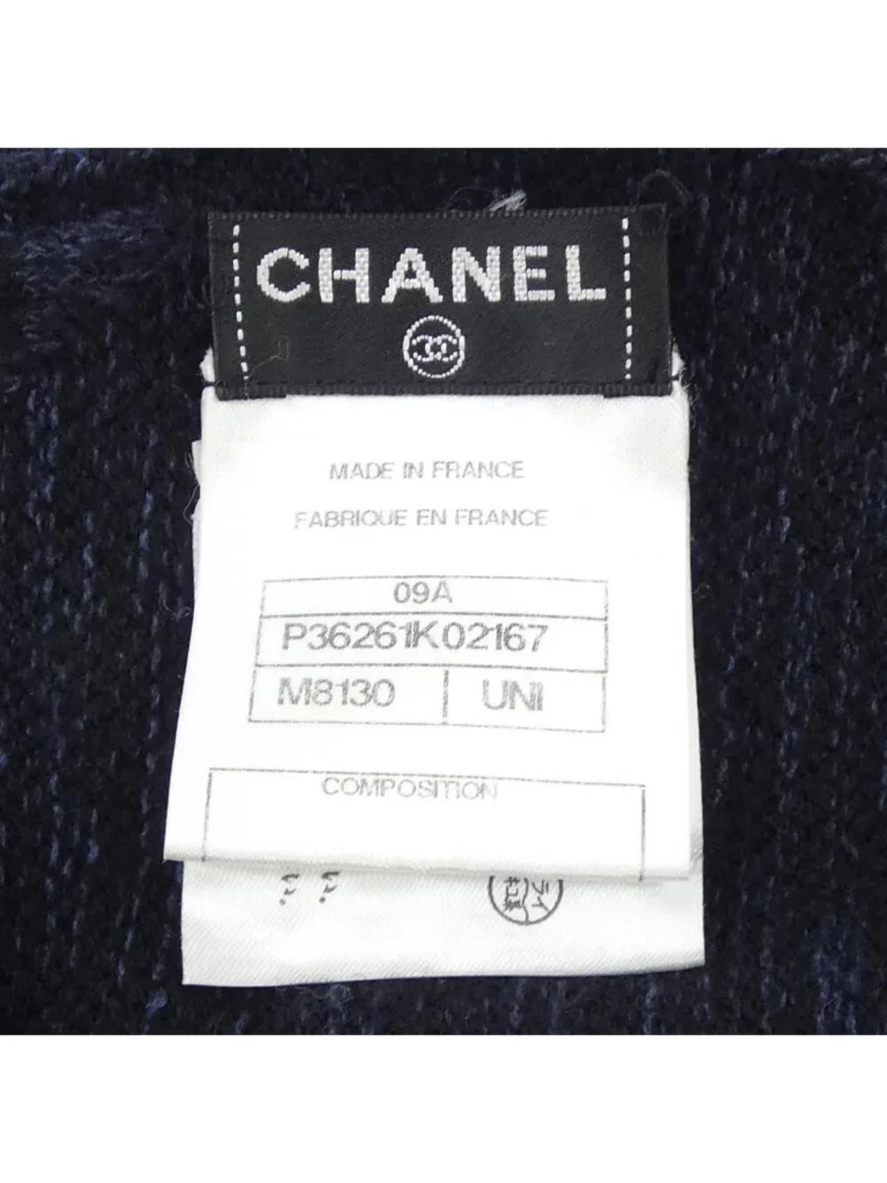Chanel Scarf Black